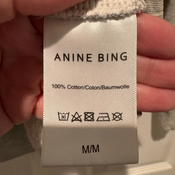 Auth. ✅ ANINE Bing “Tyler” Crewneck in “Gray” Size Medium🩶 - Picture 8 of 14